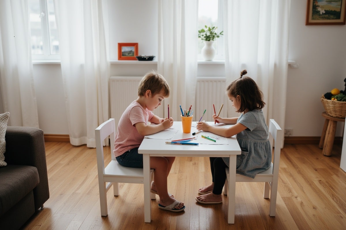 Comment organiser un coin coloriage enfant à la maison ?
