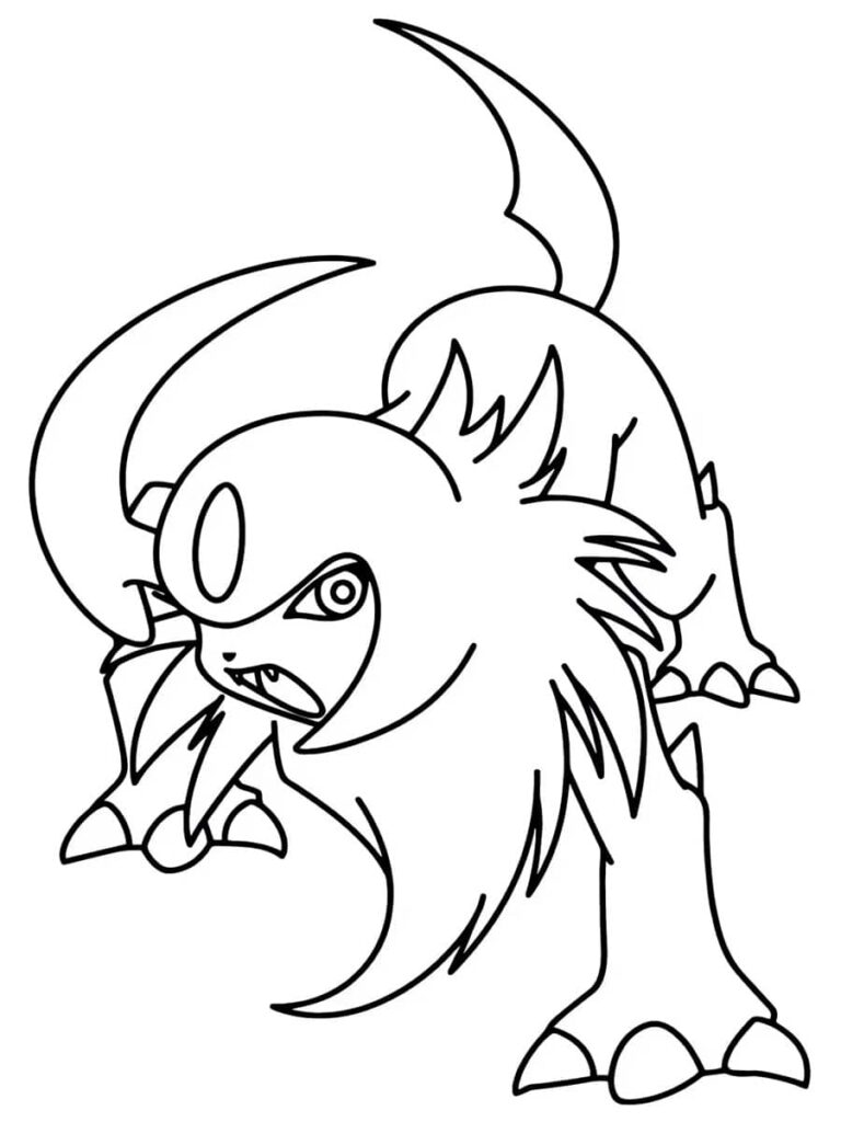 Coloriage Absol