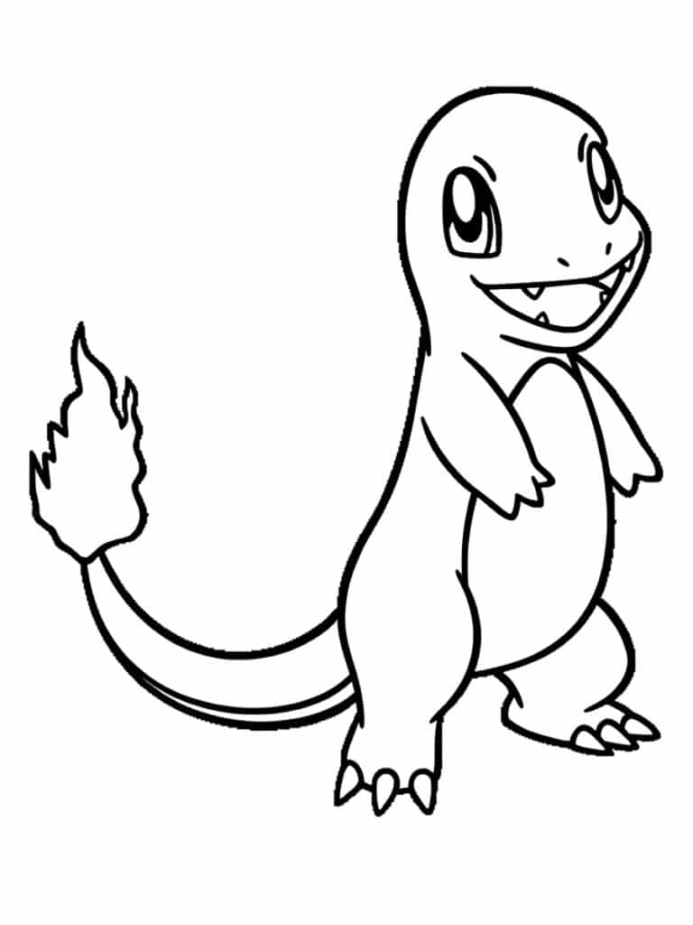 Coloriage Salamèche