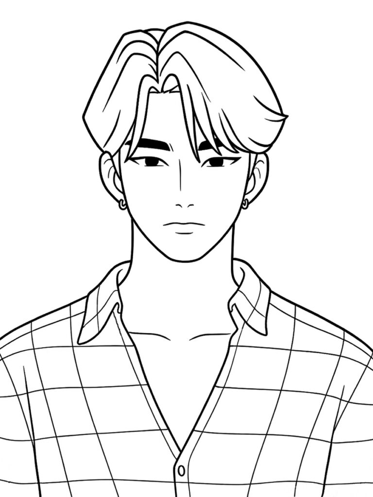 Coloriage Jinu KPop Demon Hunters