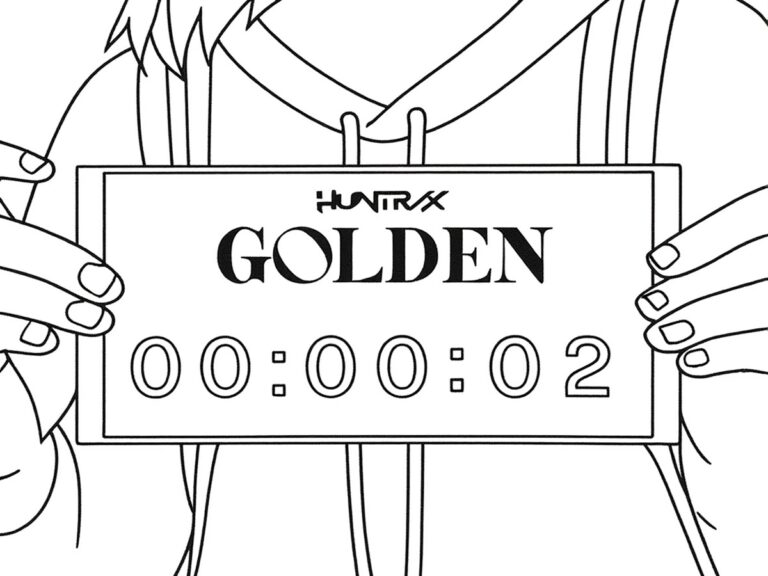 Coloriage KPop Demon Hunters Golden