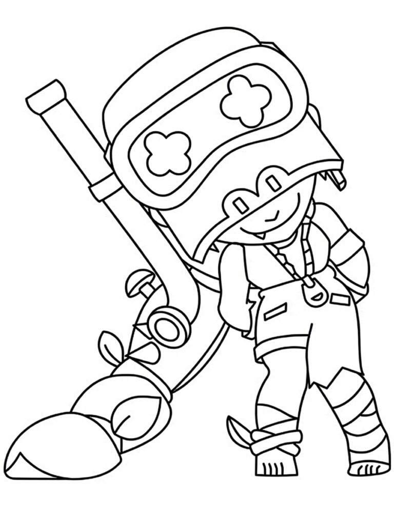 Coloriage Brawl Stars Alli