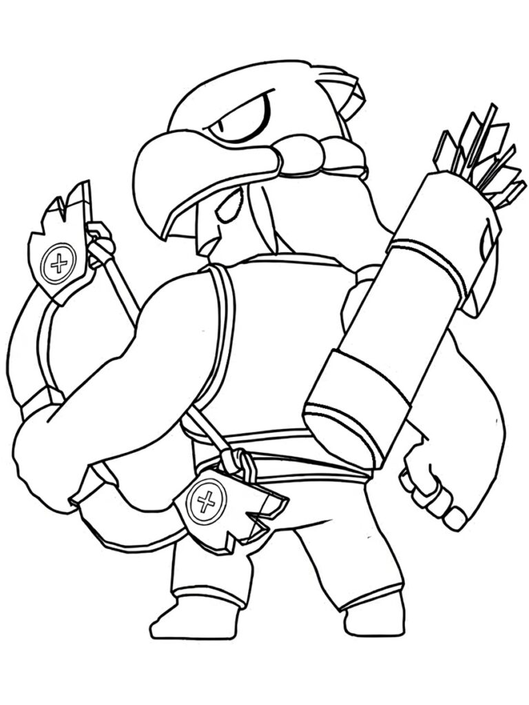 Coloriage Brawl Stars Bo