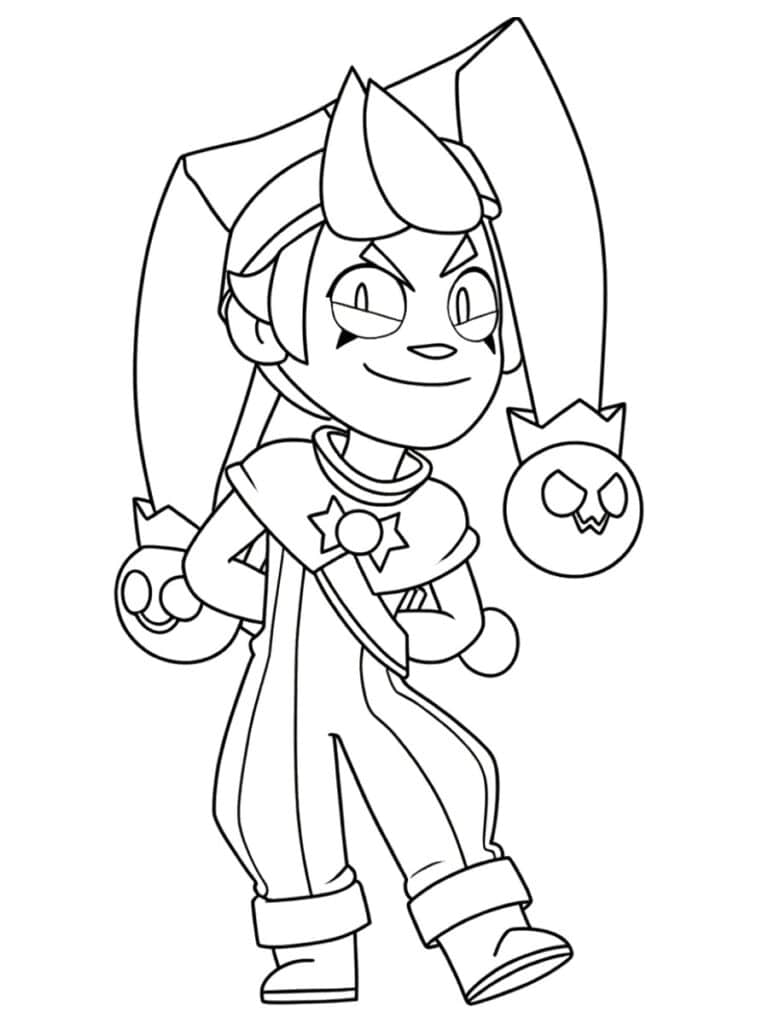 Coloriage Brawl Stars Chester