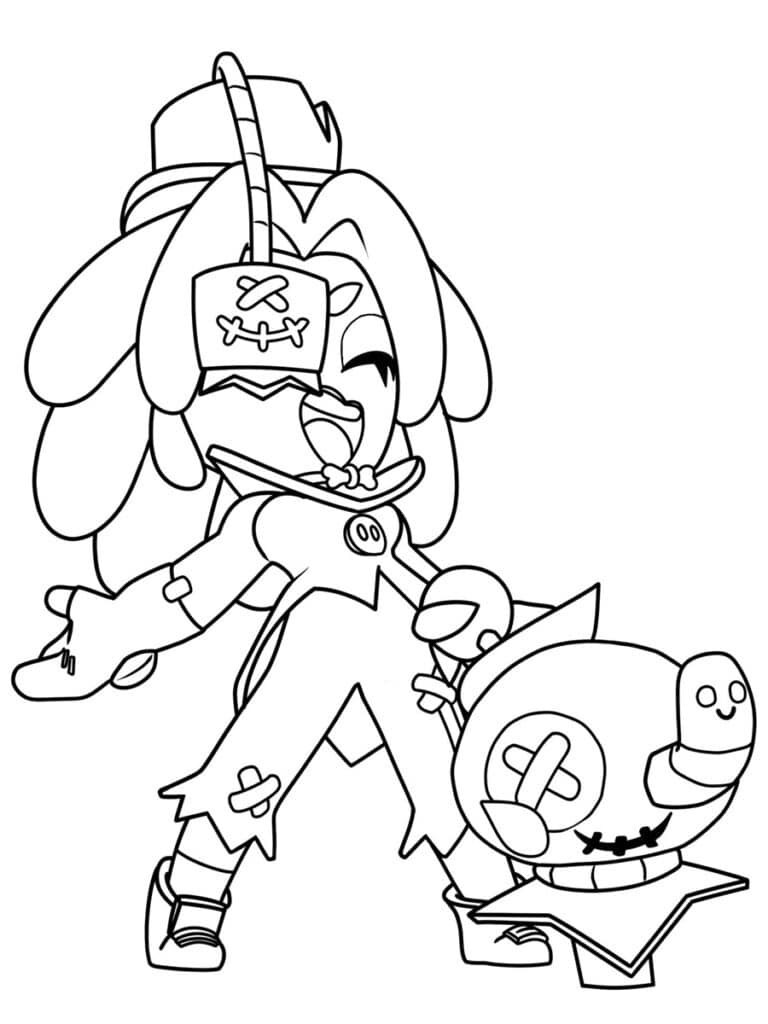 Coloriage Brawl Stars Juju
