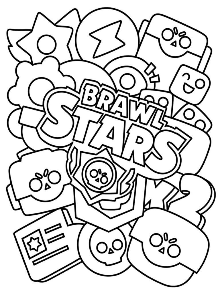 Coloriage Brawl Stars logo
