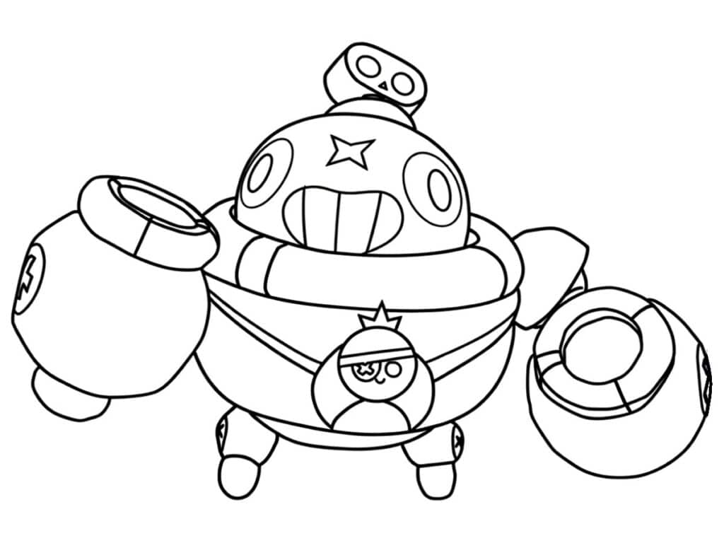 Coloriage Brawl Stars Tick