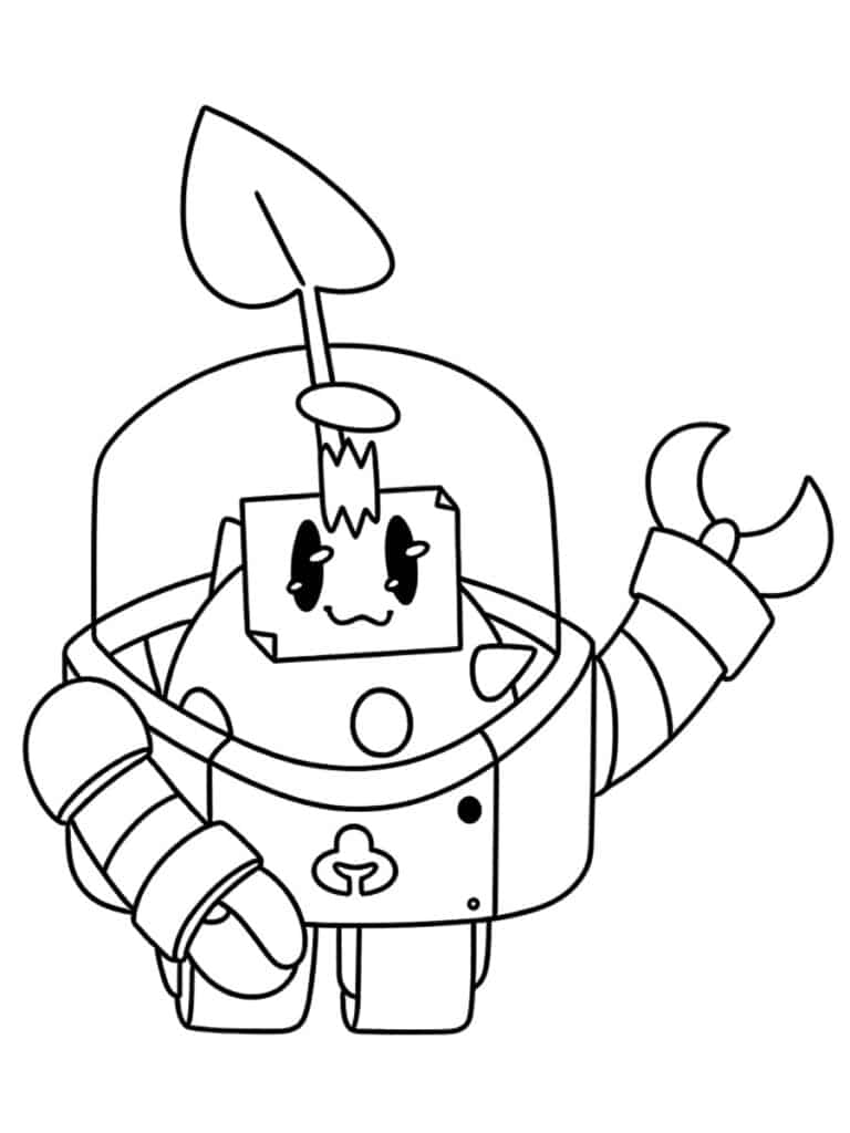 Coloriage Brawl Stars Wally