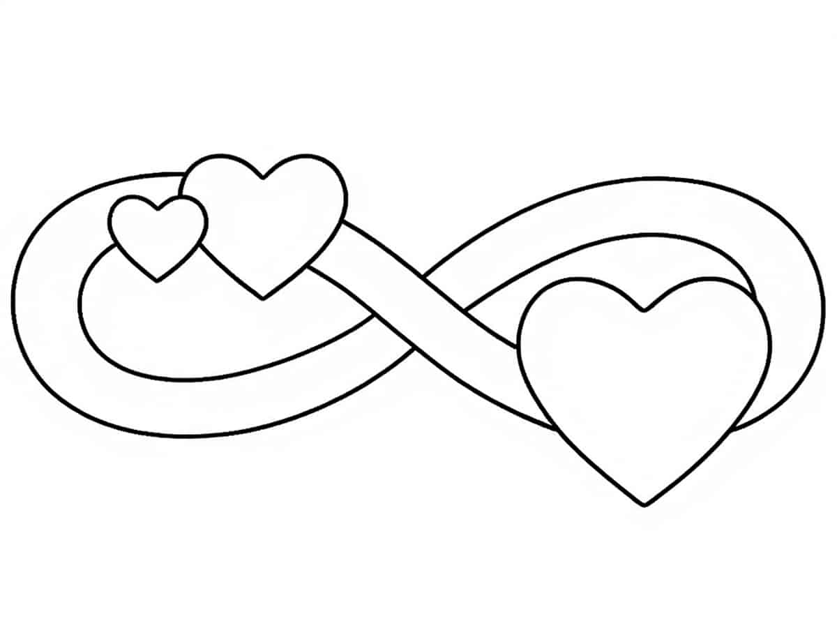 Coloriage C ur BFF Imprimer gratuit 