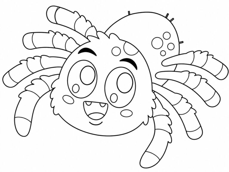 Coloriage araignée