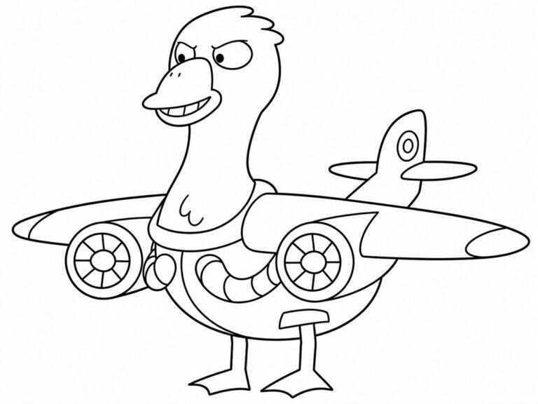 Coloriage Bombardini Gusini