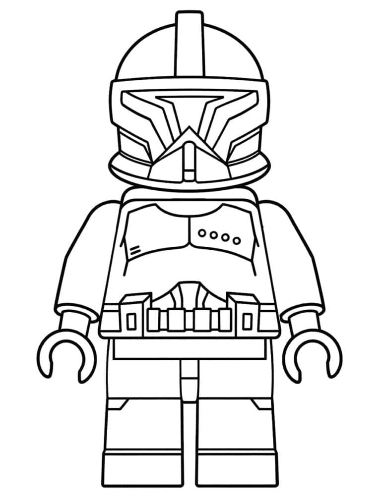 Clone trooper LEGO Coloriage LEGO Star Wars clone trooper