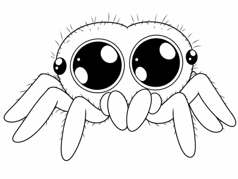 Coloriage Lucas l'araignée