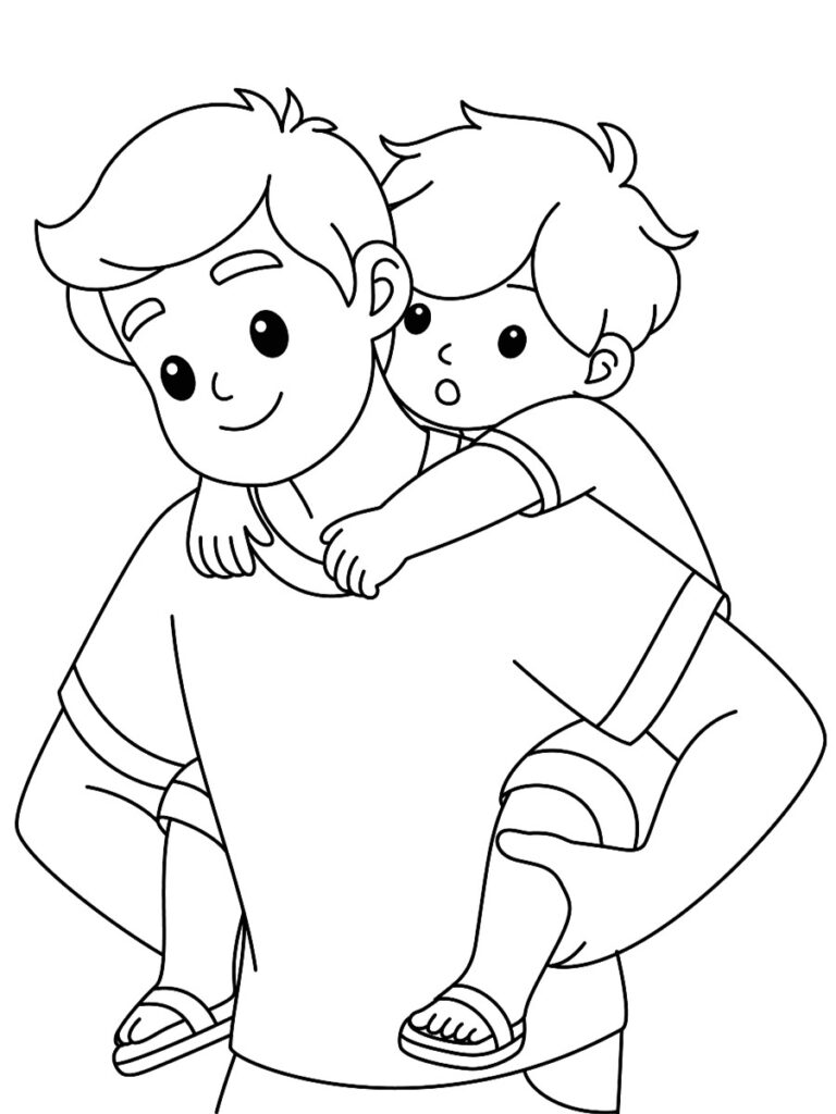 Papa Coloriage papa