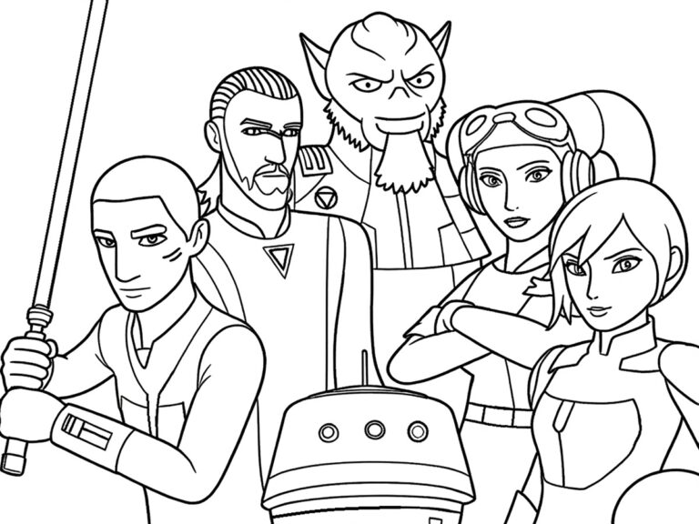 Coloriage Star Wars Rebels