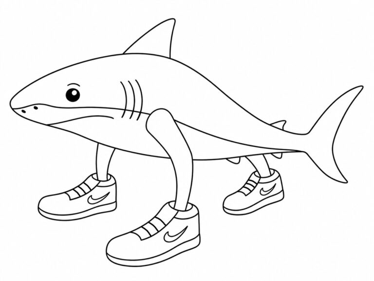 Tralalero Tralala Coloriage Tralalero Tralala