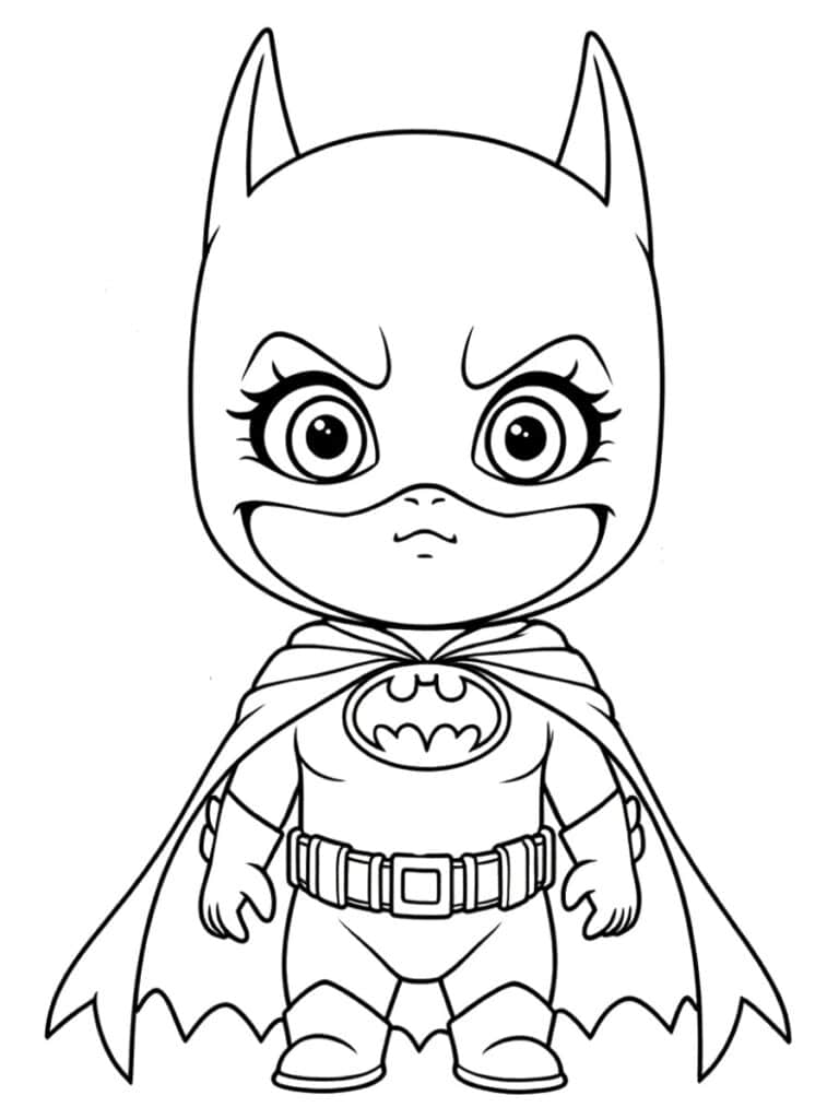 Coloriage Batman enfant