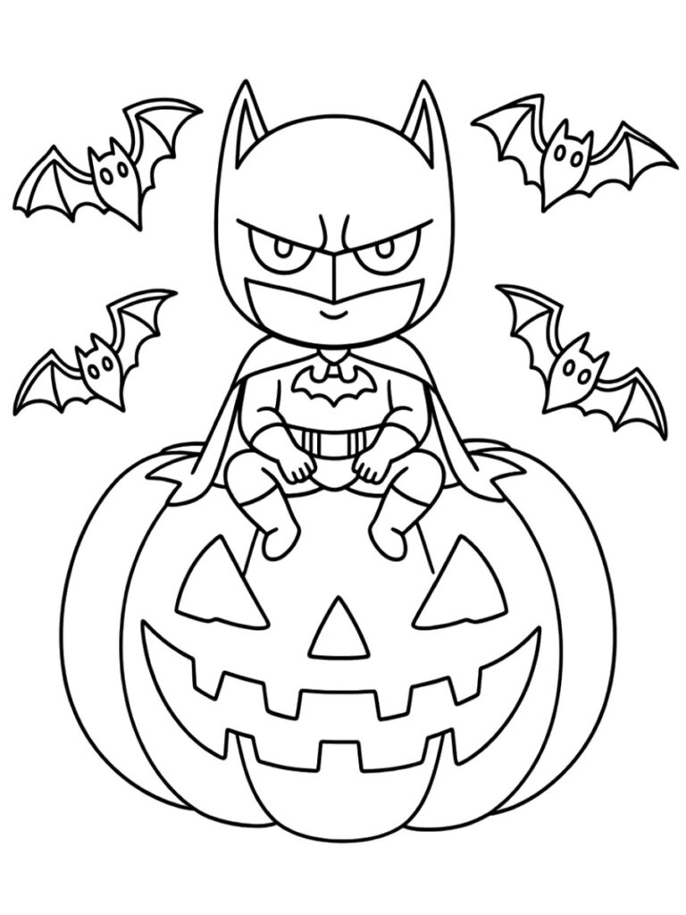 Coloriage Batman Halloween