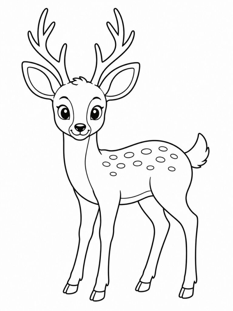 Coloriage chevreuil