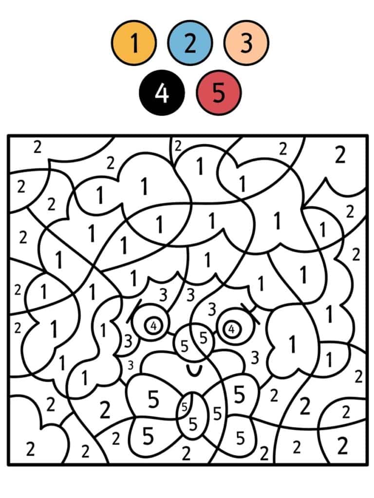 Coloriage magique carnaval maternelle