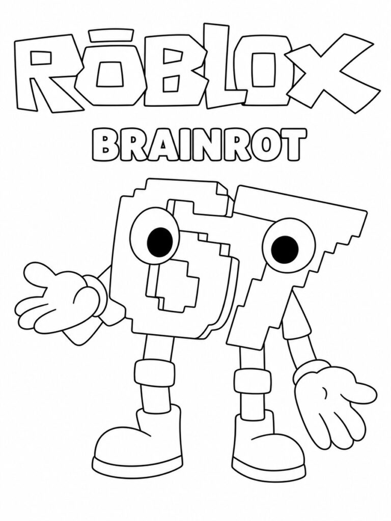 Coloriage Roblox 67