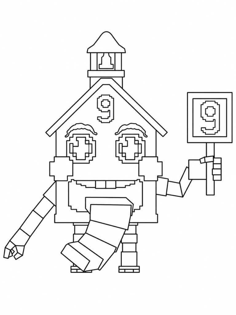 Coloriage Roblox Brainrot