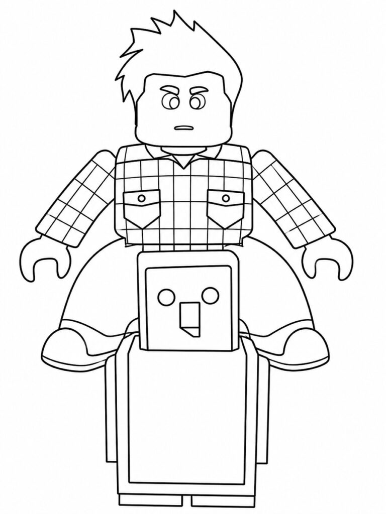 Coloriage Roblox Furious Jumper