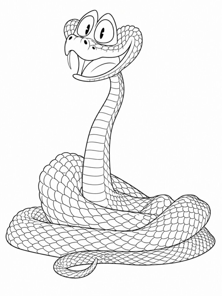 Coloriage Zootopie Gary De'Snake