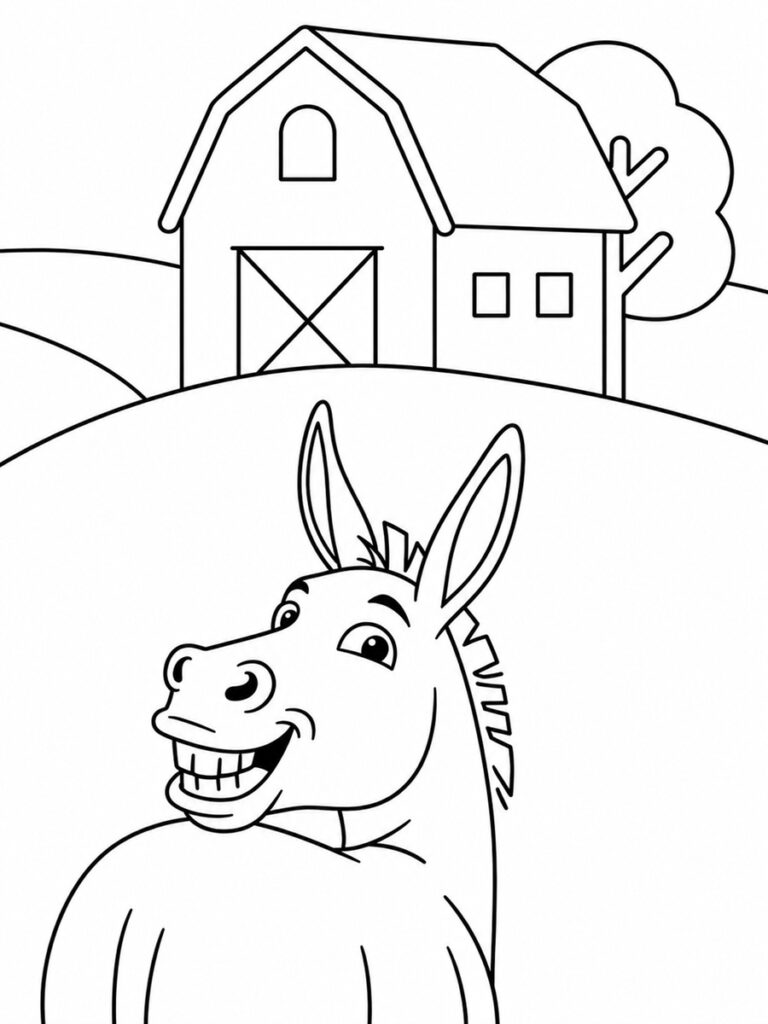 Coloriage animaux de la ferme