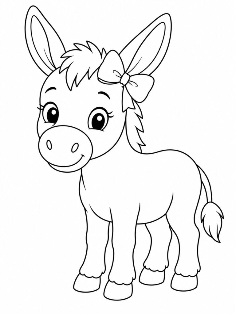 Ânesse Coloriage ânesse