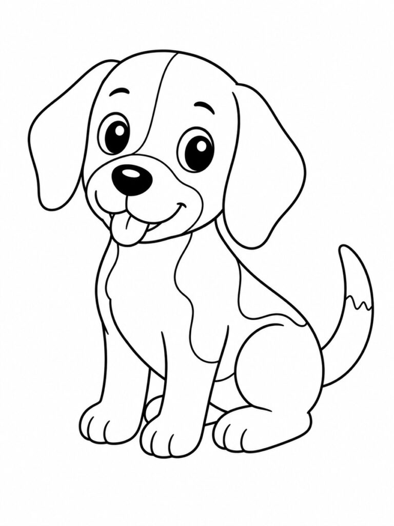 Coloriage beagle