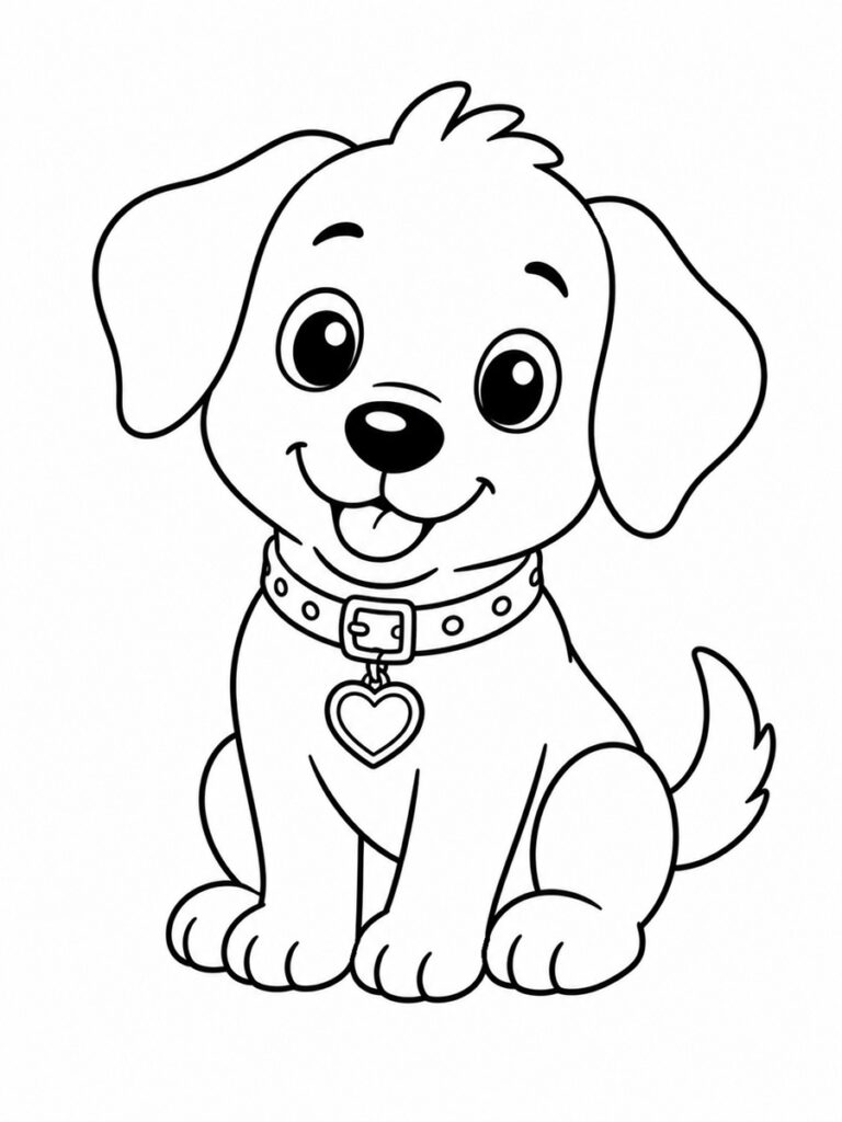 Coloriage chien