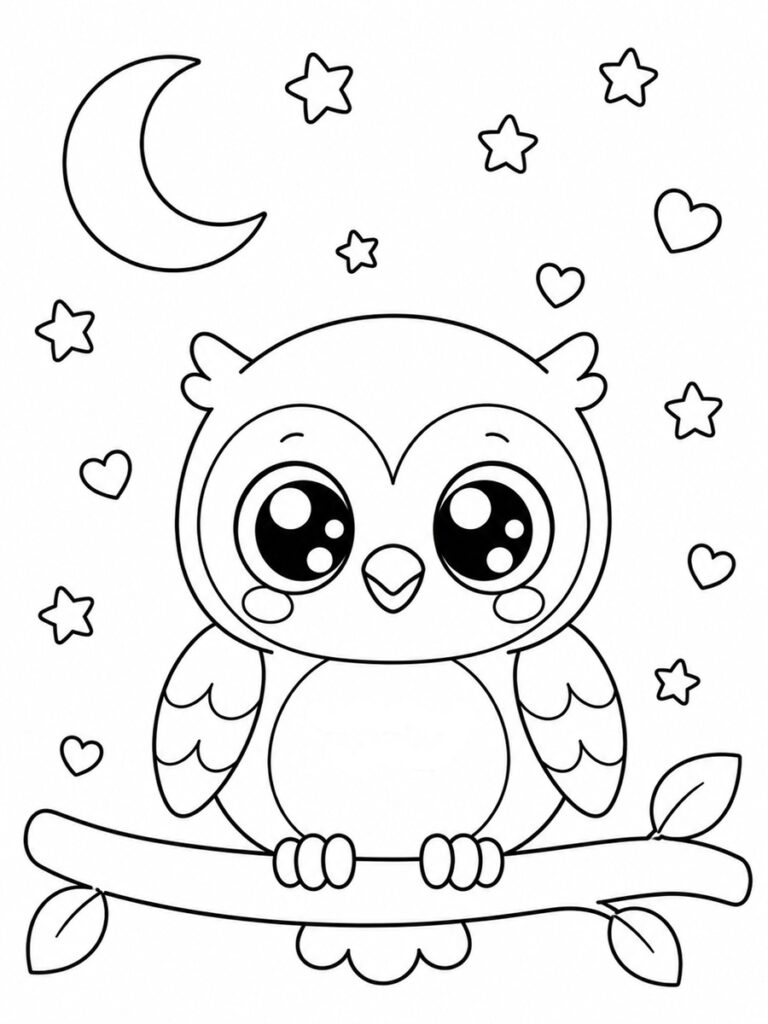 Chouette Coloriage chouette