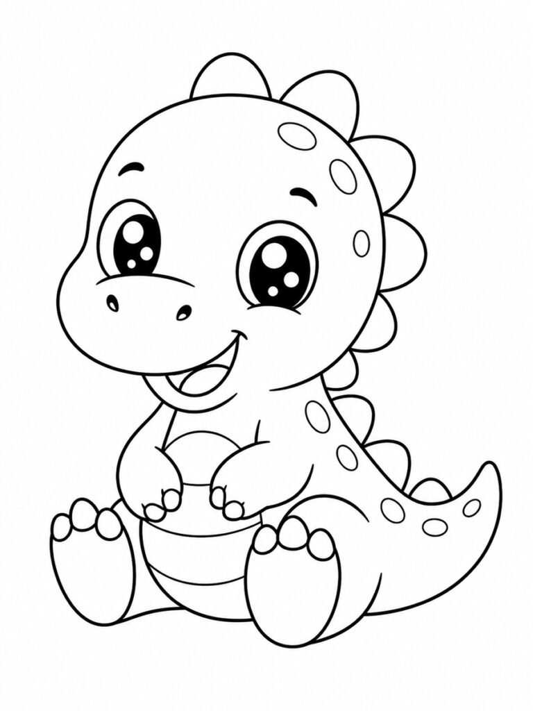 Coloriage dinosaure