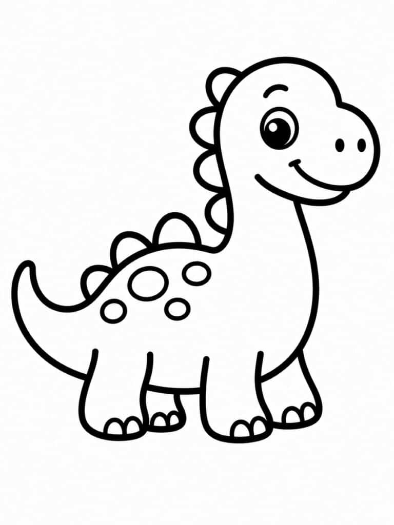 Dinosaure maternelle Coloriage dinosaure maternelle