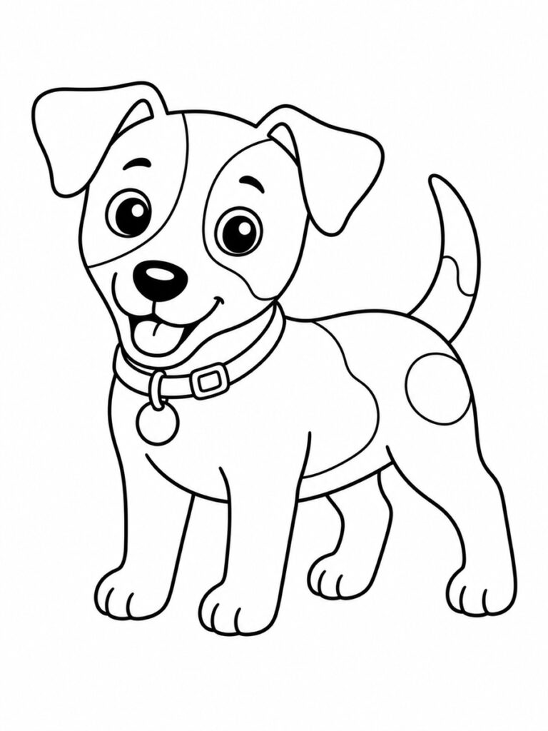 Coloriage jack russel