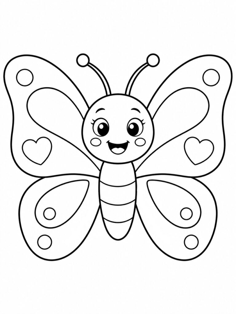 Coloriage papillon