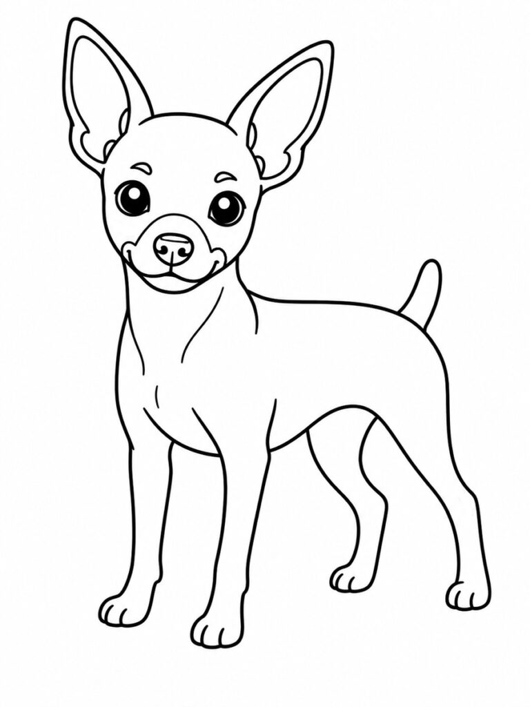 Coloriage pinscher