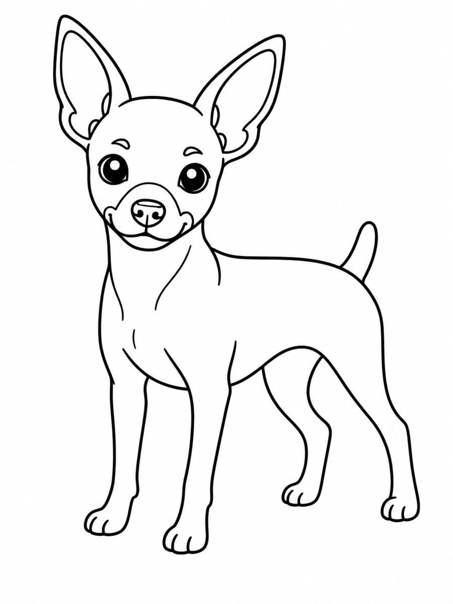Coloriage pinscher