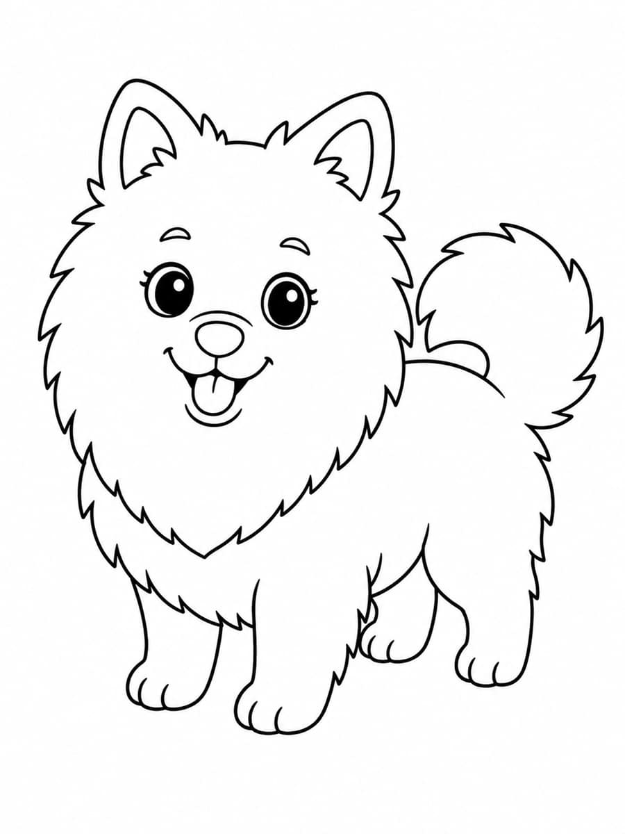Coloriage spitz