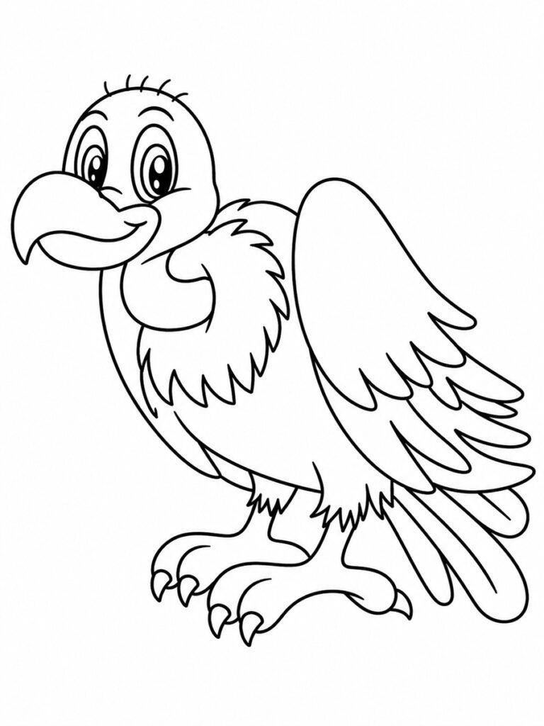 Vautour Coloriage vautour