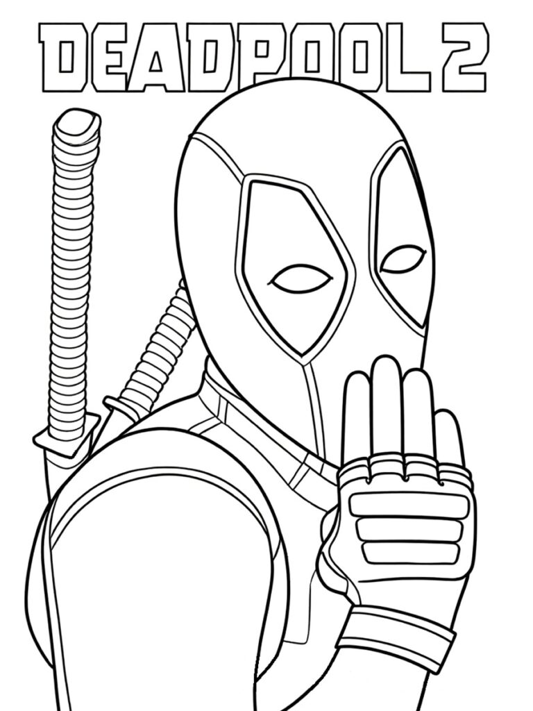 Deadpool 2 Coloriage Deadpool 2