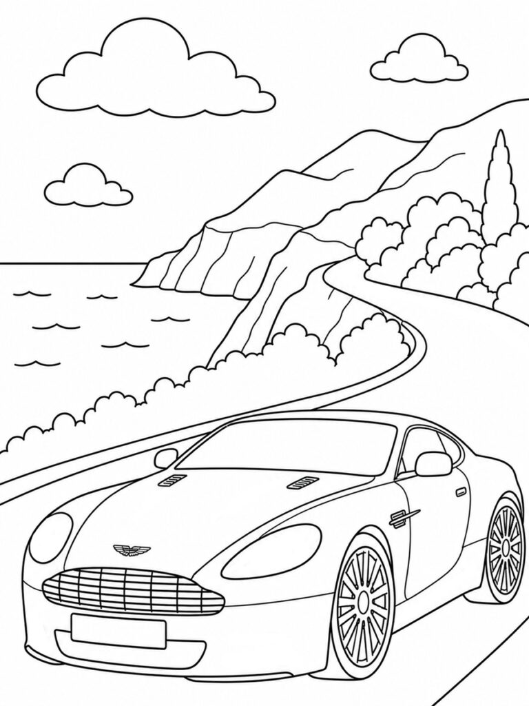 Coloriage Aston Martin