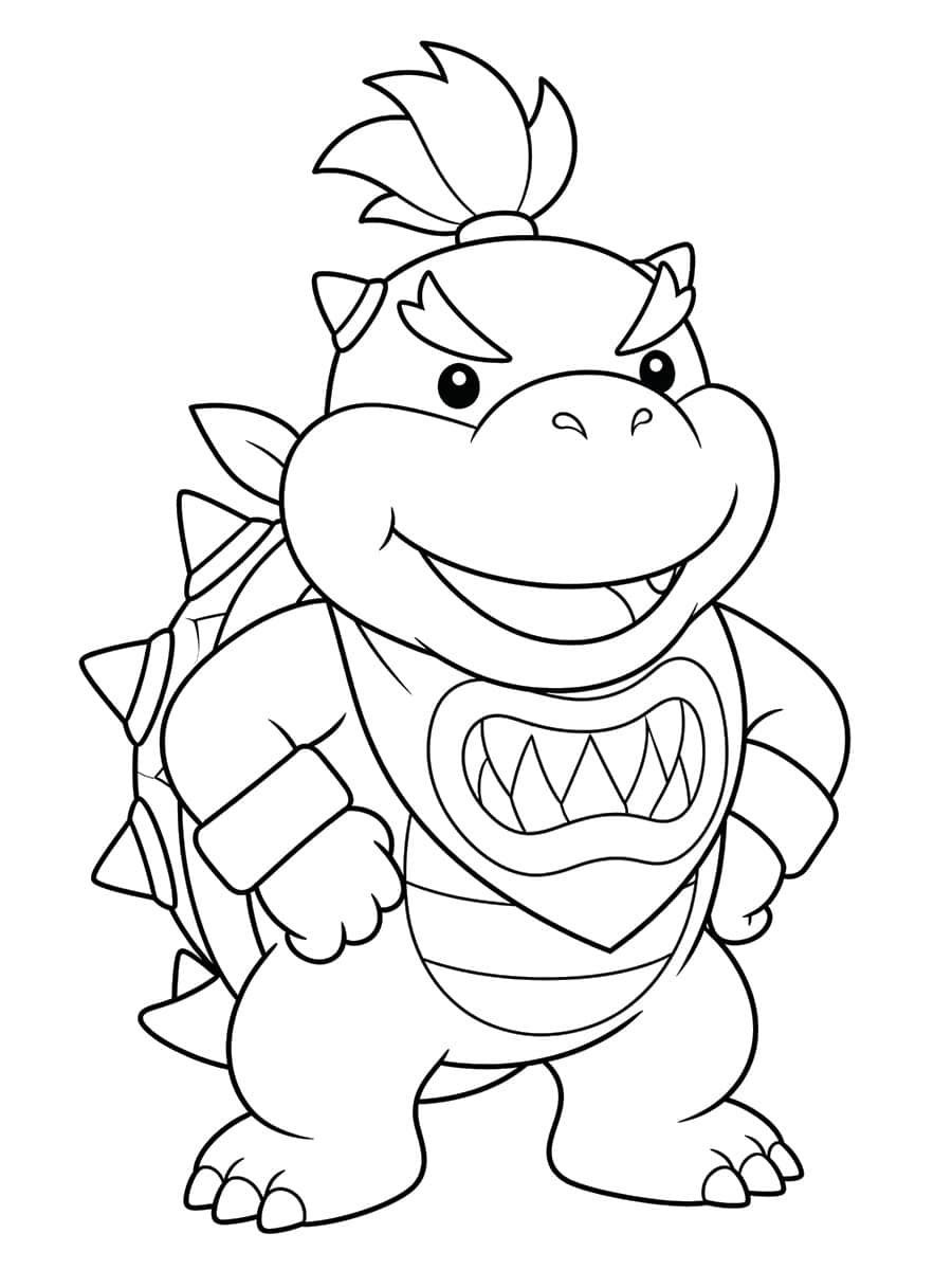 Coloriage Bowser Jr