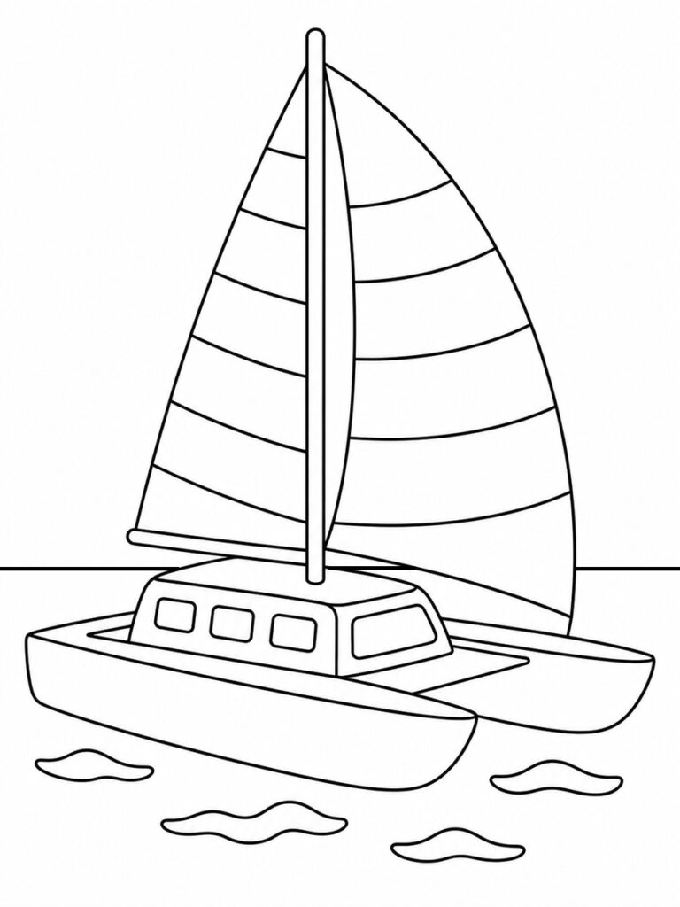 Coloriage bateau