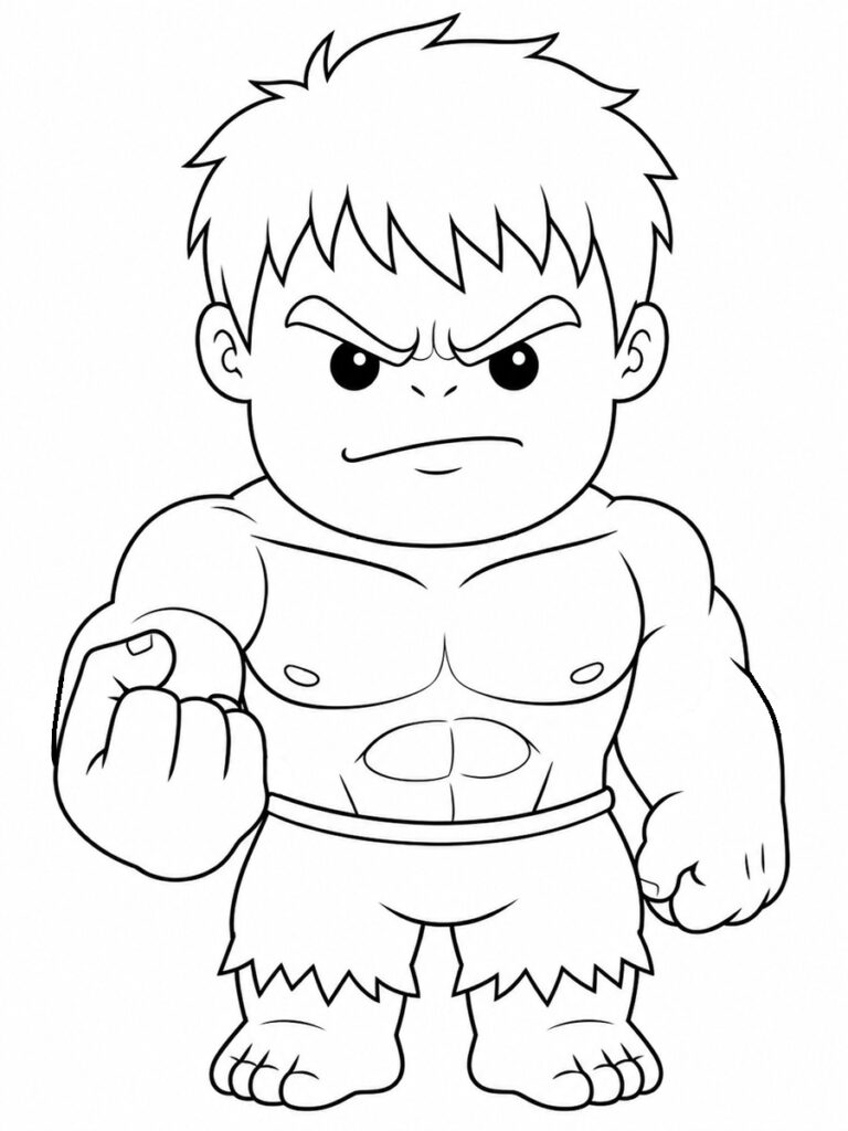 Coloriage Hulk