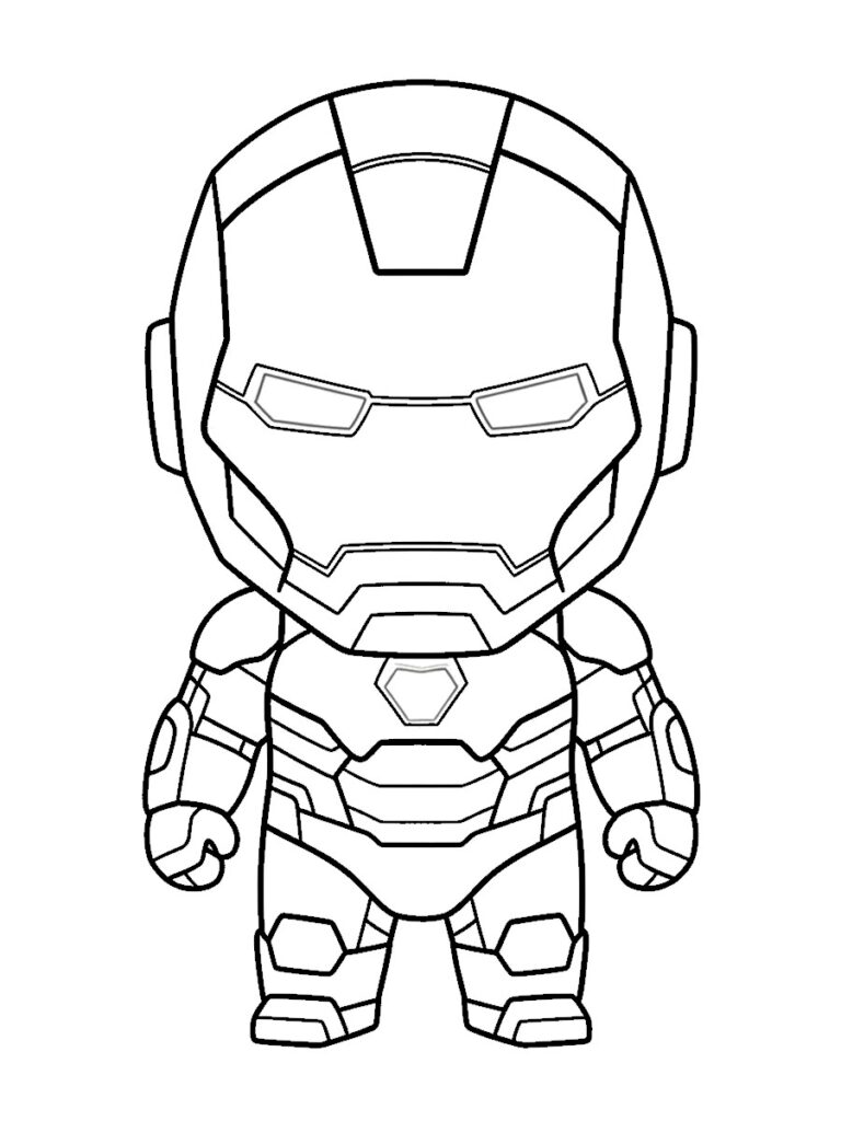 Coloriage Iron Man