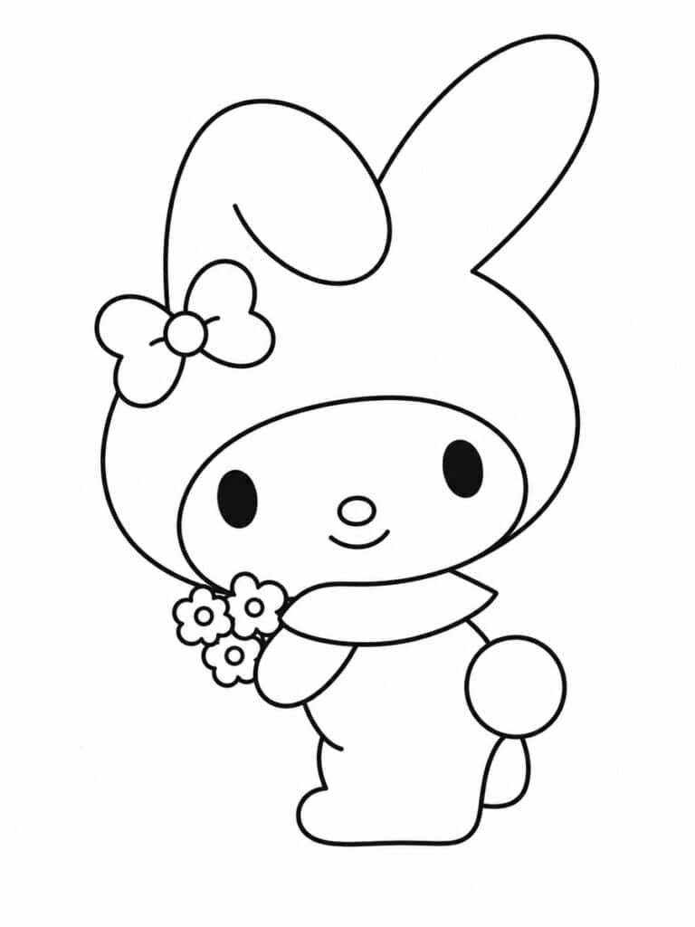 My Melody Coloriage My Melody