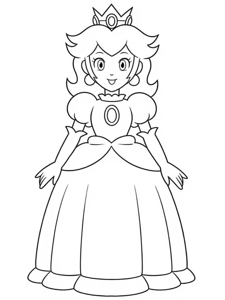 Coloriage Peach