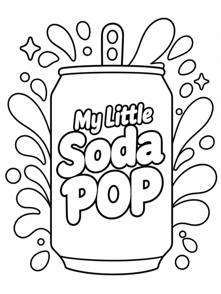 Coloriage Soda Pop